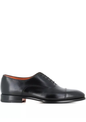 Santoni leather Oxford shoes - Black