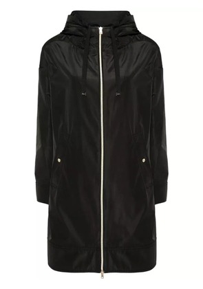 Herno zip-up hooded coat - Black