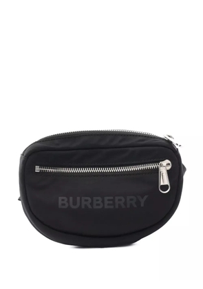 Burberry Pre-Owned 2018-2025 Nylon Logo Cannon belt bag - Black