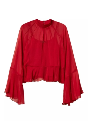 TWINSET bell-sleeve blouse - Red