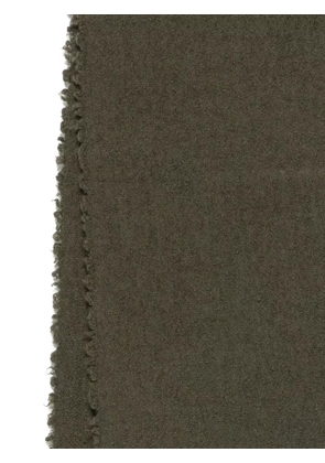 Faliero Sarti fringed scarf - Green