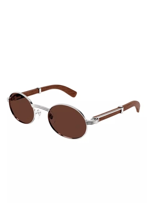 Cartier Eyewear round-frame sunglasses - Silver