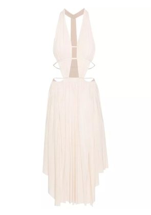 Philosophy Di Lorenzo Serafini cut-out draped midi dress - Pink