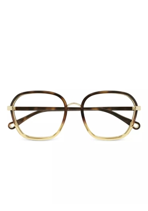 Chloé Eyewear square-frame glasses - Brown