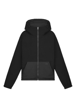 Arte Antwerp logo-embroidered zip-up hoodie - Black