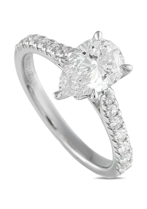 LB Exclusive 14K white gold lab-grown diamond ring - Silver