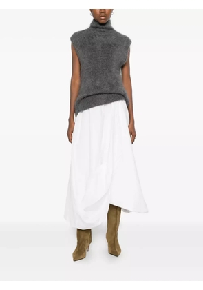 Soft Goat turtleneck tank top - Grey