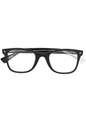 Snob removable tinted-lenses square-frame glasses - Black