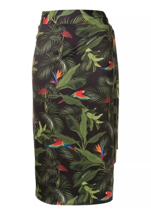 Lygia & Nanny Orixá tie-fastening pareô - Green