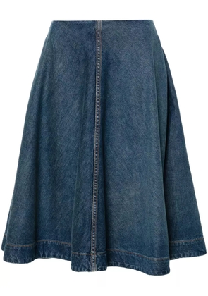 KHAITE Renta denim skirt - Blue