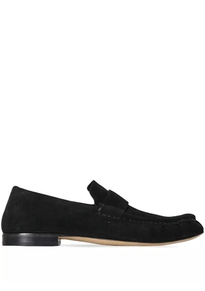 The Row suede loafers - Black