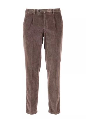 Briglia 1949 pleated corduroy trousers - Brown