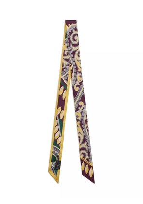 ETRO paisley floral silk scarf - Red