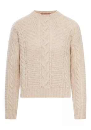 Max Mara cable-knit top - Neutrals