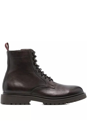 sturlini firenze lace-up leather boots - Brown