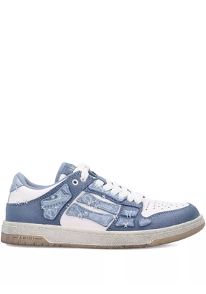AMIRI embroidered low-top sneakers - Blue