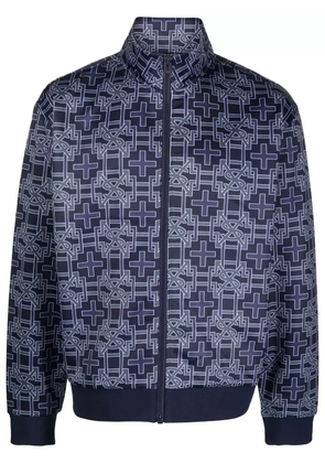 Ksubi monogram zip-up sports jacket - Blue
