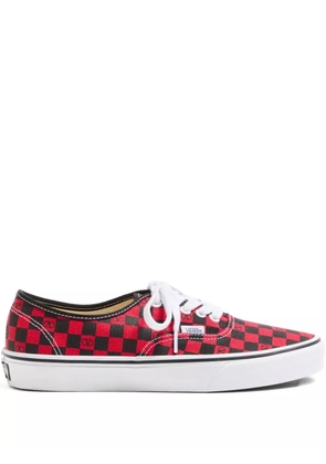 Valentino Garavani x Vans VLogo Checkerboard-print low-top sneakers - Red