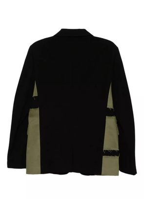 Comme Des Garçons patch-work blazer - Black