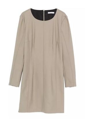 Patrizia Pepe long sleeve dress - Neutrals