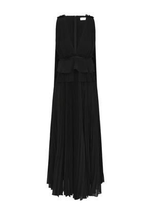 ZIMMERMANN Memento pleated gown - Black
