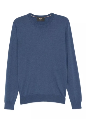 BOSS crew-neck sweater - Blue