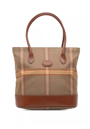 Burberry Pre-Owned 20th Century Vintage Check Canvas bucket bag - Brown