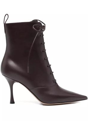 Gianvito Rossi 85mm Vitello boots - Red