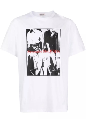 Alexander McQueen photograph-print cotton T-shirt - White