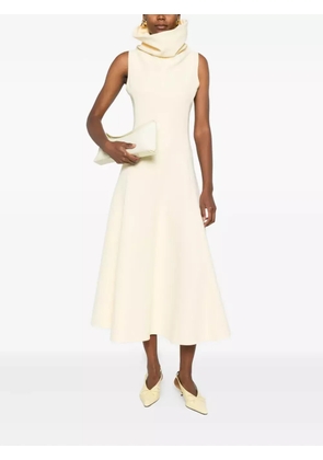 Jacquemus cowl-neck sleeveless dress - Yellow