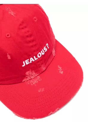 MARKGONG distressed baseball cap - Red