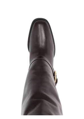 Evaluna buckle-strap boots - Brown