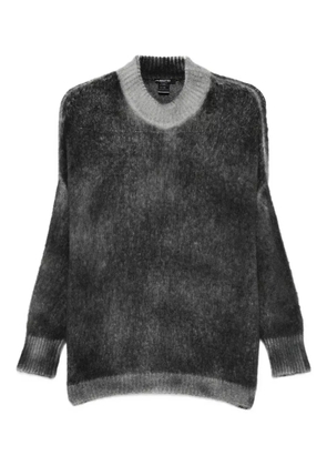 Avant Toi brushed-effect jumper - Grey