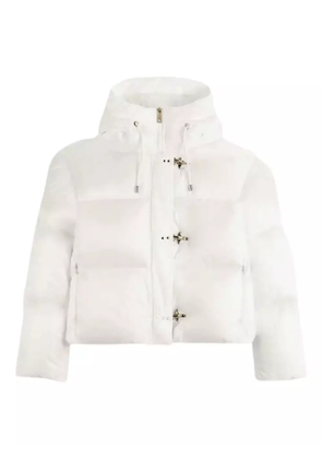 Fay hooded puffer coat - White