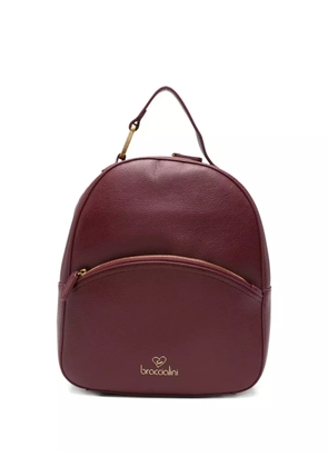 Braccialini leather backpack - Red