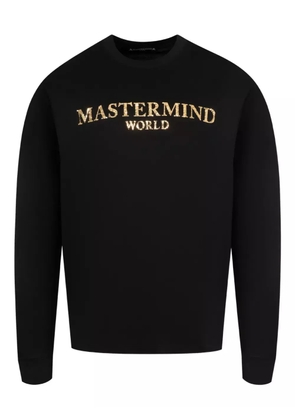 Mastermind World Mirror Logo long-sleeve T-shirt - Black