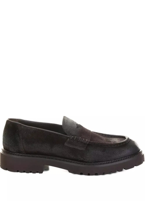 Doucal's suede loafers - Brown