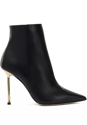 Ninalilou pointed-toe ankle boots - Black