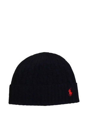 Ralph Lauren Collection cable-knit beanie hat - Black