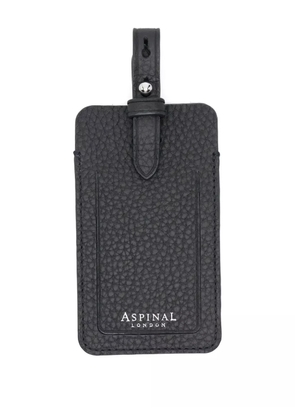 Aspinal Of London leather tag - Blue