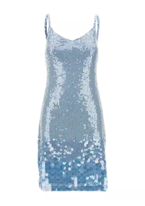 P.A.R.O.S.H. sequin-embellished midi dress - Blue