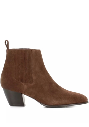 Sergio Levantesi 55mm suede ankle boots - Brown
