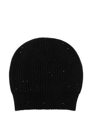 Antonelli sequin-embellished beanie - Black
