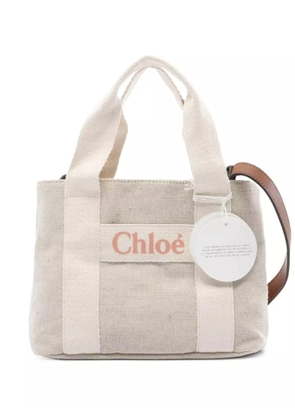 Chloé Pre-Owned 2Way canvas tote bag - Neutrals
