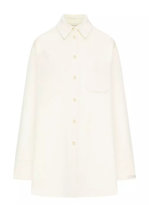 Sportmax double-faced wool shirt - Neutrals