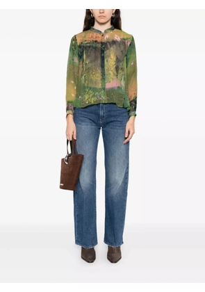 YAVI printed blouse - Green