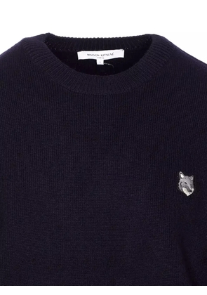 Maison Kitsuné crew-neck sweater - Blue