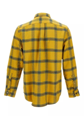 Portuguese Flannel plaid long-sleeve shirt - Yellow