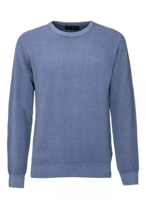 40Weft ribbed sweater - Blue