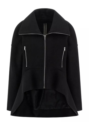 Rick Owens virgin wool oversized coat - Black